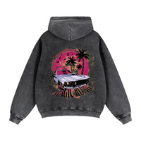 Zip-Through Boxy Fleece Hoodie ALIÉ